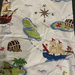 Pottery Barn Kids Twin Pirate Sheet Set